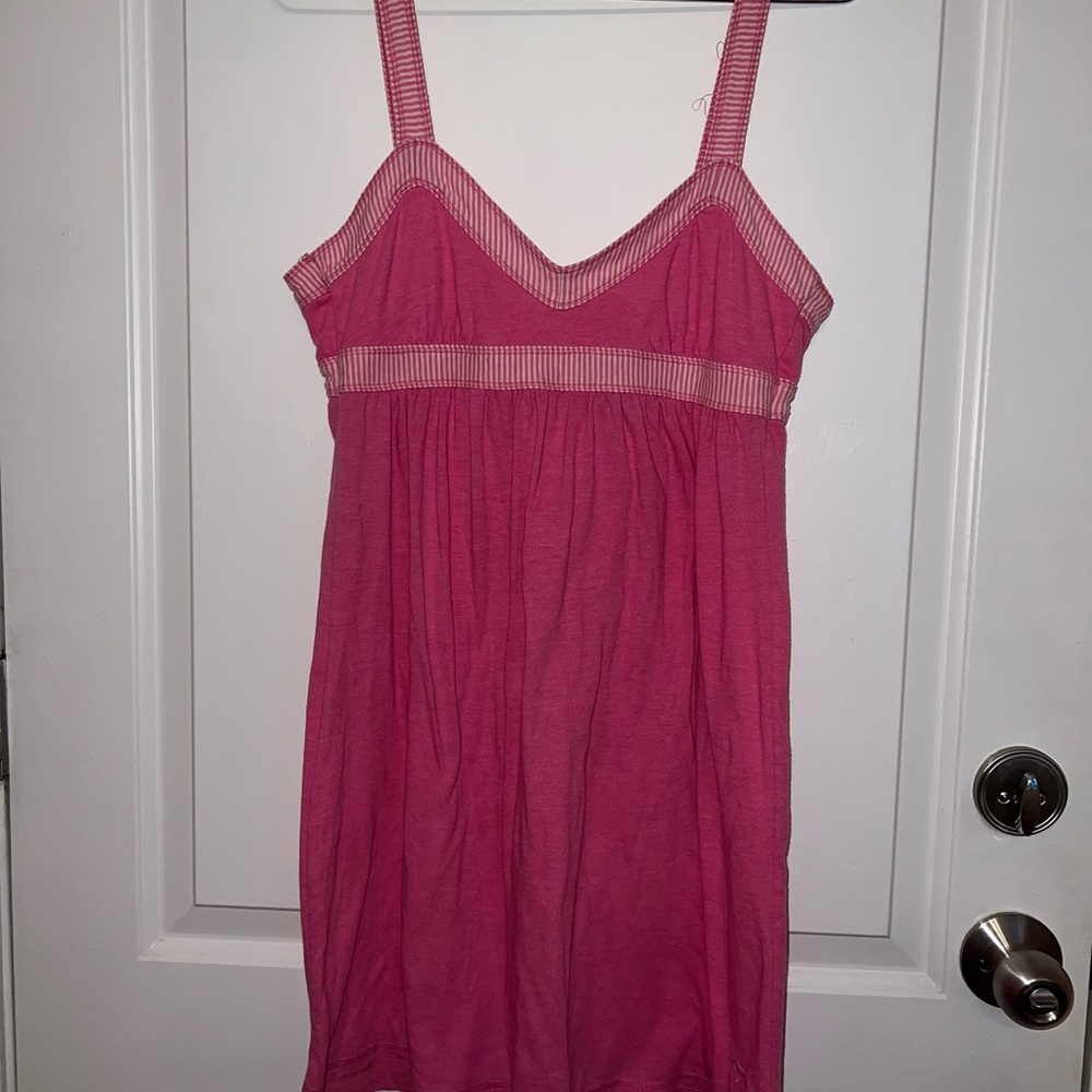 Y2K PINK Victoria's Secret Striped Pink dress